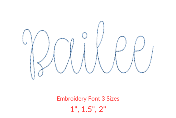 Bailee Vintage Font Review for Boutique Apparel