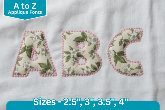 Dot Edge Applique Fonts Review