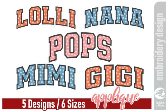 Mother’s Day Applique Design Bundle – V2