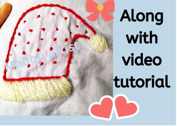 Santa Clauz Embroidery Craft Graphic