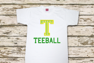 T for Teeball Applique Embroidery
