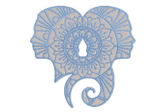 Zodiac Sign Gemini Embroidery Design